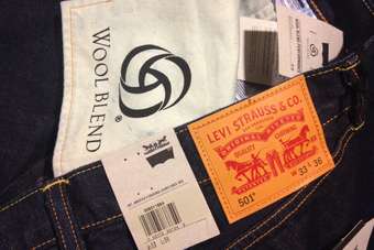 levis wool denim 501 jeans